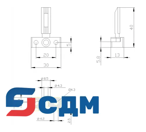 3SE5000-0AW11 Корпуса шириной 31 мм в соответствии с EN 50047