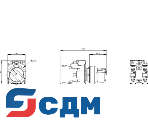 3SU1100-2BF60-1MA0 Селекторные переключатели