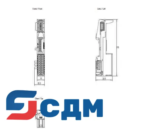 6ES7193-6BP00-0DA1 Базовый блок