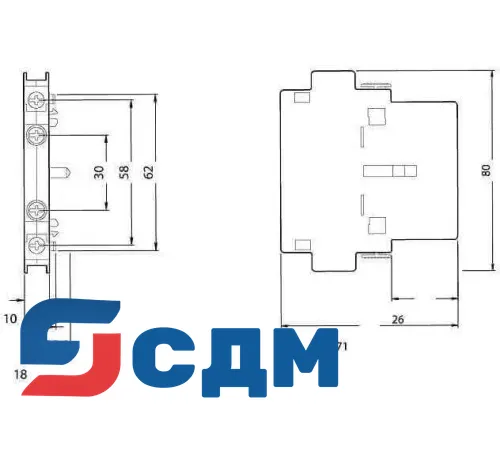 Вспомогательные контакты Siemens 3RH1921-1EA20