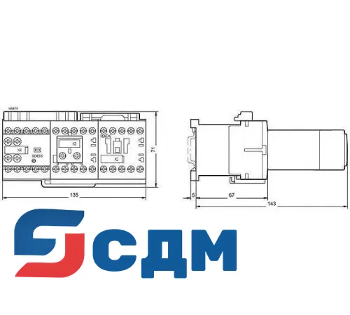 3RA1415-8XB31-1AP0 Комбинации контакторов SIRIUS