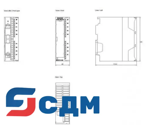 Siemens 6ES7332-8TF01-0AB0 Программируемый контроллер