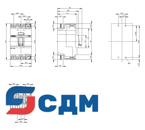 3VA1163-1AA36-0AA0 3VA Переключатели-разъединители в исполнении MCCB мощностью до 160 А