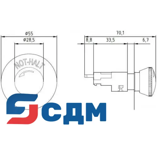 3SB2203-1AC01 Комплектные устройства