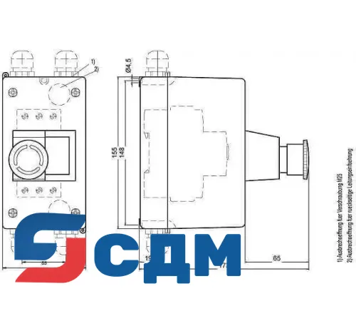 3RV1913-7D Корпуса и передние пластины