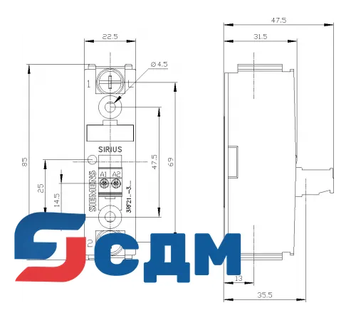 Siemens 3RF2120-3AA22 Твердотельное реле