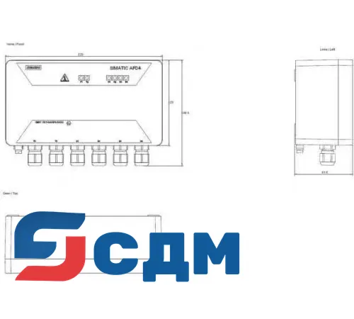 6ES7157-0AG81-0XA0 Активный полевой распределитель AFD и Активный полевой разветвитель AFS