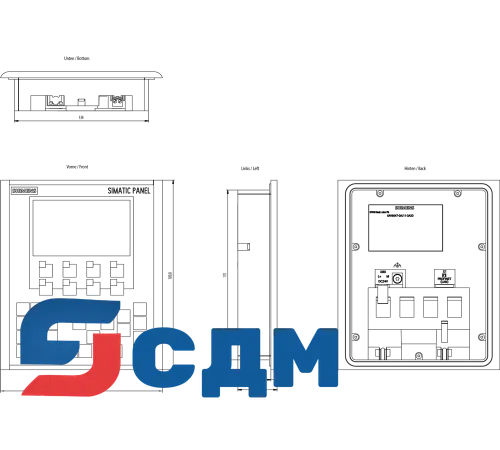 6AV66470AJ113AX0 — Стационарные панели операторов Siemens.