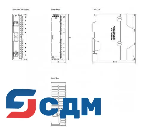Siemens 6ES7322-1CF00-0AA0 Программируемый контроллер