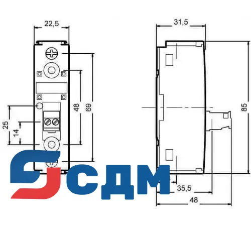 Siemens 3RF2130-1AA02 Твердотельное реле