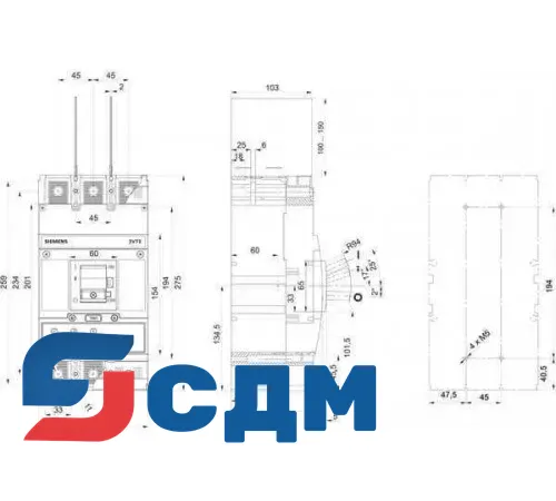 3VT3763-2AA36-0AA0 Основное устройство