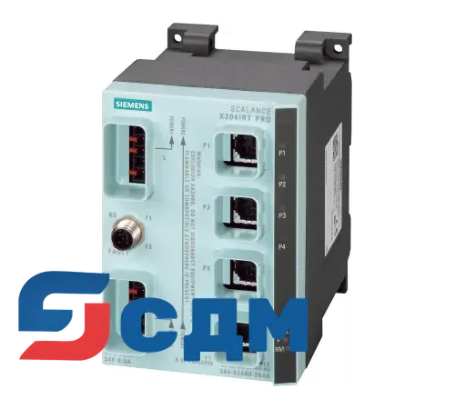 6GK5204-0JA00-2BA6 SCALANCE X-200IRT PRO управляемый