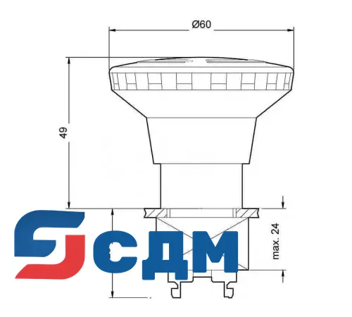 3SB3500-1AA20 Приводы - АВАРИЙНАЯ ОСТАНОВКА грибовидные кнопки