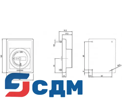 3RV1923-4B Корпуса и передние пластины