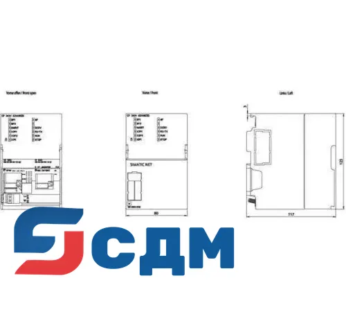 Siemens 6GK7343-1GX31-0XE0 Программируемый контроллер