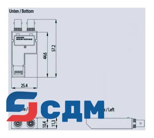 6GK5991-1AC00-8AA0 Подключаемые трансиверы для SCALANCE XM-400 управляемый