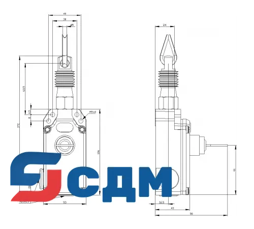 3SE7150-1CD00 Тросовый выключатель SIGUARD