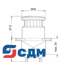 3SB3001-1DA41 Элемент управления