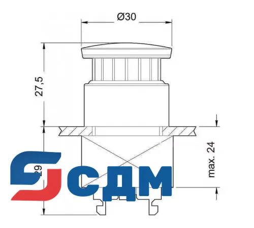 3SB3001-1DA41 Элемент управления