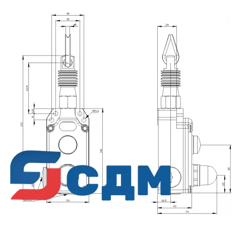 3SE7150-1BD04 Тросовый выключатель SIGUARD