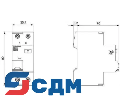 5SU1354-7KK16 Дифавтомат