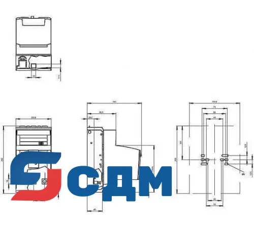 3NP1133-1CA21 Установка на монтажной панели