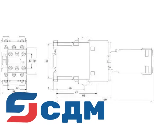 3RT1926-2EC11 Вспомогательный блок с электронной выдержкой