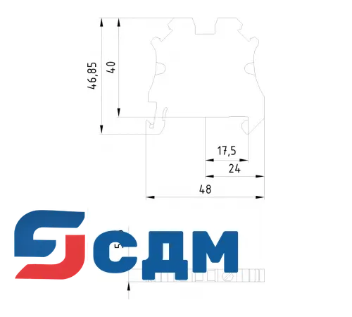 8WH1000-0AF03 Клемма 8WH