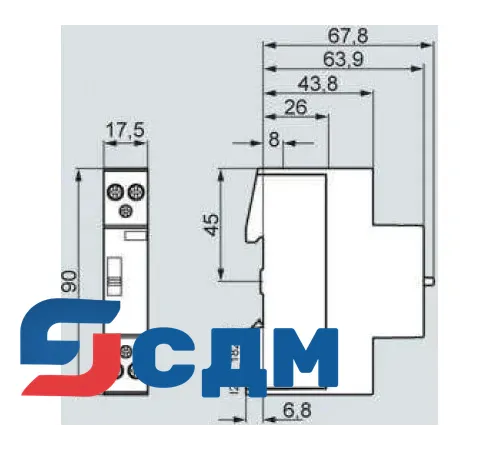 5TT5000-6 5TT5 0 Insta контакторы, AC/DC