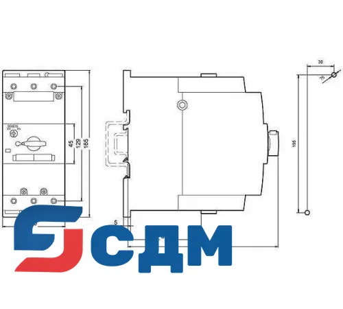 Siemens 3RV1041-4JA10 Автоматический выключатель