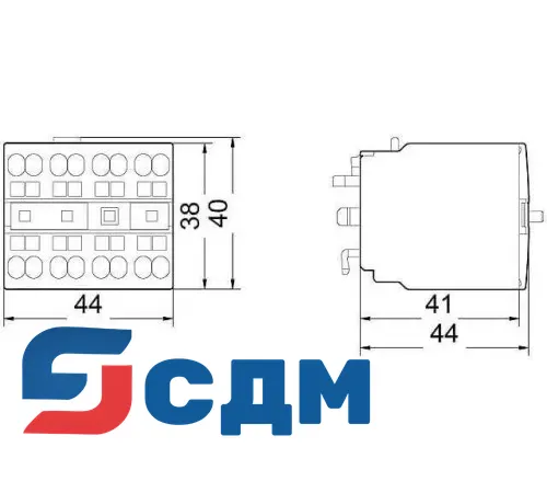 Вспомогательные контакты Siemens 3RH1921-2HA22