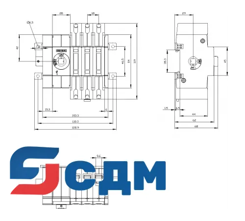 3KD2234-2ME10-0 Выключатель-разъединитель SENTRON