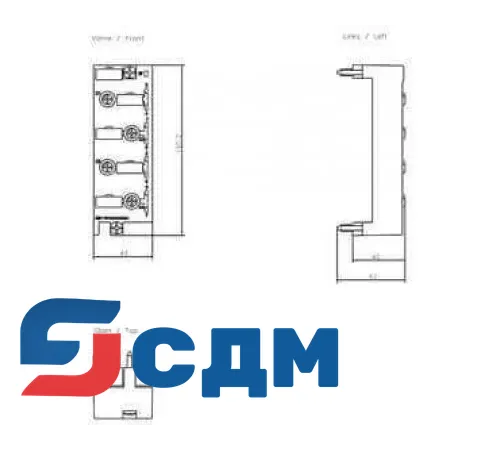 6ES7194-4CA00-0AA0 Аналоговый модуль расширения EM 144, EM 145