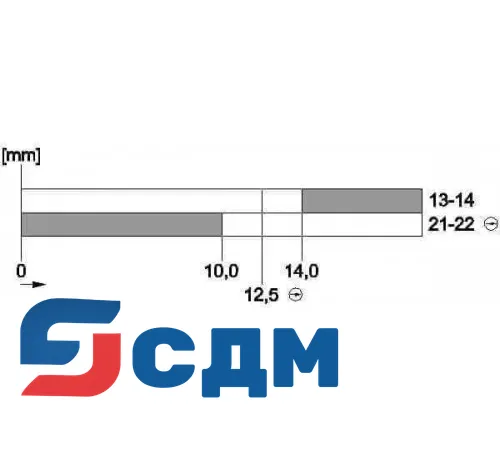 3SE5132-0BE05 Корпуса шириной 40 мм в соотв. с EN 50041