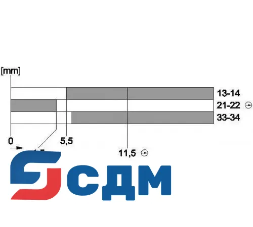 3SE5112-0PD02-1AA7 Корпуса шириной 40 мм в соответствии с EN 50041