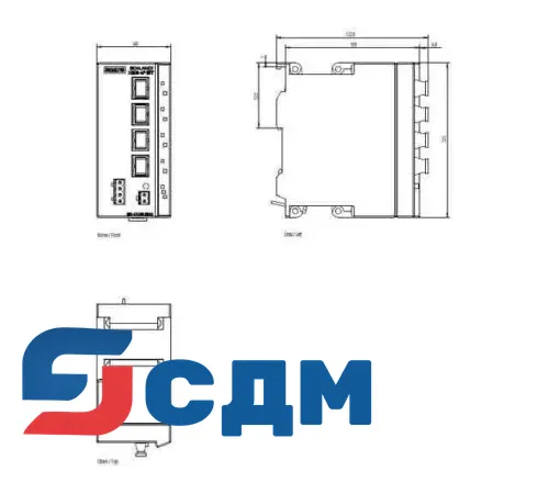6GK5200-4AH00-2BA3 Коммутаторы реального времени SCALANCE X-200IRT