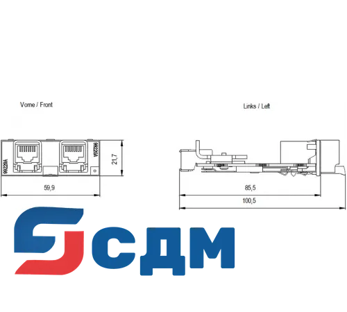 6GK5992-2GA00-8FA0 Конвертирующий модуль для SCALANCE X-300