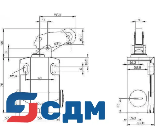 3SE5122-0BF01 Корпуса шириной 56 мм