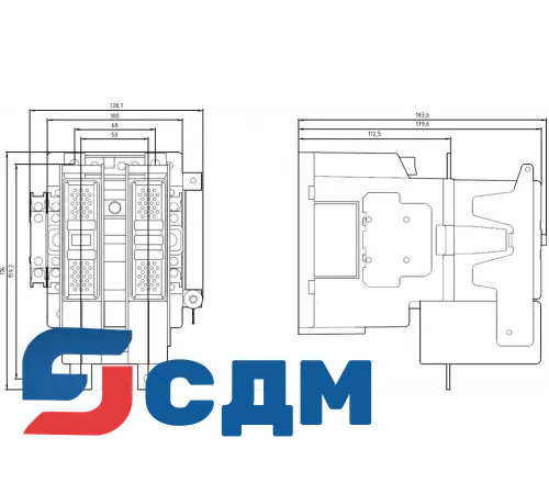 3TC4817-0LM4 Контактор 3T с расширенной областью работы 0.7 до 1.25 Us