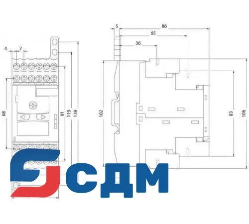3RS1041-1GW50 Цифровые регулируемые реле для 3 сенсоров