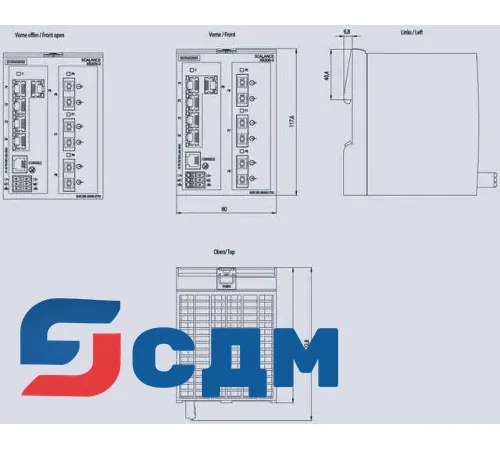 6GK5205-3BD00-2TB2 SCALANCE XB-200 управляемый