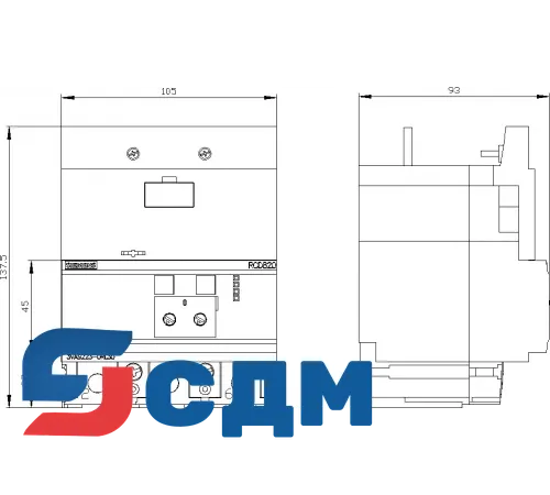 3VA9223-0RL30 Устройства защитного отключения УЗО для 3VA2