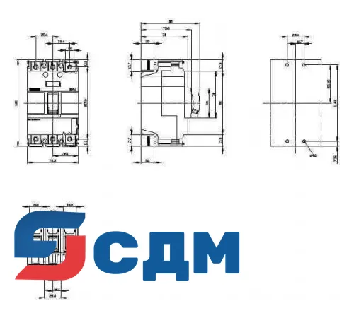 3VA1116-3ED36-0AA0 3VA1 Автоматический выключатель в литом корпусе до 250 А, TM, 400 В, до 70 кА