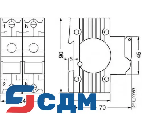 5SG7153 Разъединители MINIZED