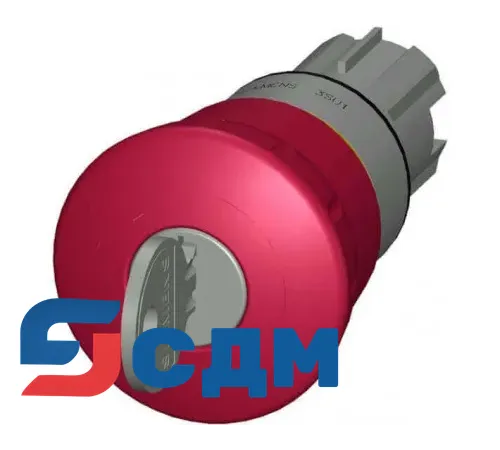 3SU1050-1HG20-0AA0 Кнопка грибовидная АВАРИЙНОЙ ОСТАНОВКИ