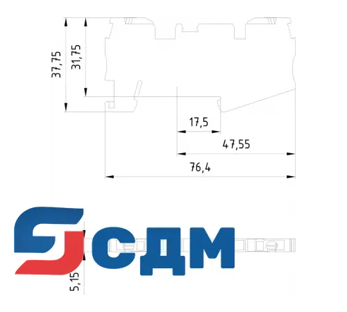 8WH3000-6AE00 Клемма с режущими зажимами 8WH
