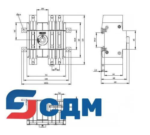 3KD2630-2ME20-0 Выключатель-разъединитель SENTRON