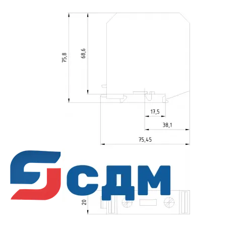 8WH1000-0AN01 Клемма 8WH