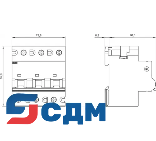 5SP4392-7 Автоматический выключатель