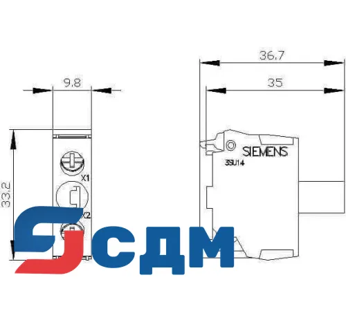 3SU1401-2BB50-1AA0 Светодиодный модуль